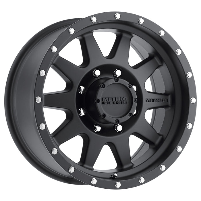 Method Wheels MR30129087518 Method MR301 The Standard 20x9 +18mm Offset 8x170 130.81mm CB Matte Black Wheel