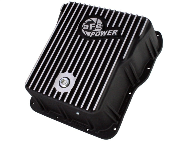 aFe 46-70072 Power Cover Trans Pan Machined Trans Pan GM Diesel Trucks 01-12 V8-6.6L Machined