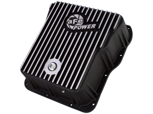 aFe 46-70072 Power Cover Trans Pan Machined Trans Pan GM Diesel Trucks 01-12 V8-6.6L Machined