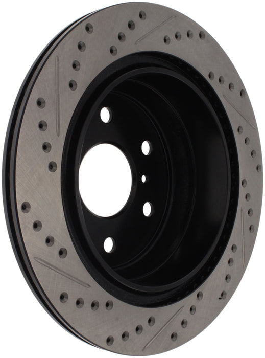 Stoptech 127.66065L StopTech 07-10 GMC Sierra (w/ Rear Drum) / 07-09 GMC Yukon Rear Left Slotted & Drilled Rotor