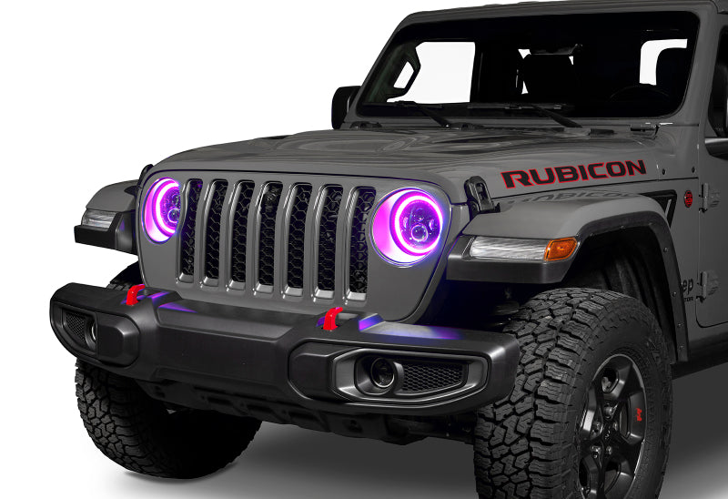 ORACLE Lighting 5769J-332 Oracle Jeep Wrangler JL/Gladiator JT 7in. High Powered LED Headlights (Pair) - Dynamic