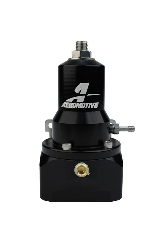 Aeromotive 13132 Regulator - 30-120 PSI - .500 Valve - 2x AN-10 Inlets / AN-10 Bypass
