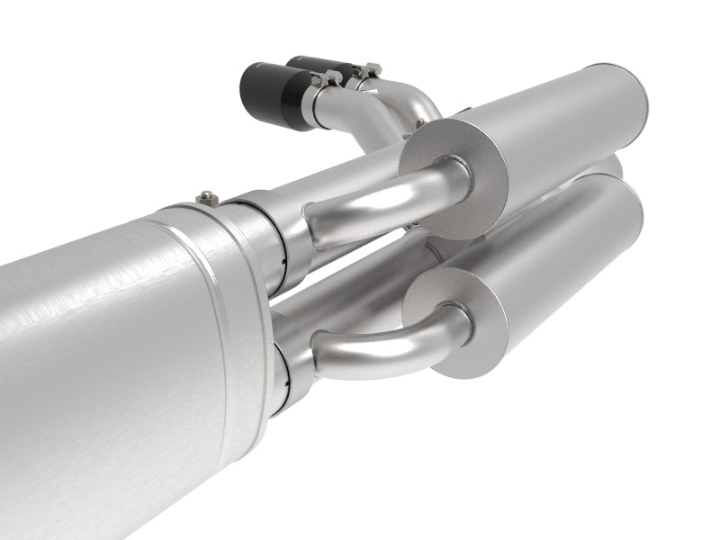 aFe 49-43117-b Rebel Series 3in 409 SS Cat-Back Exhaust w/ Black Tips 17-20 Ford F-250/F350 V8 6.2L/7.3L