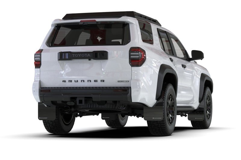 Rally Armor MF148-UR-BLK-MBK 2025+ Toyota 4Runner Black UR Mud Flap w/ Metallic Black Logo