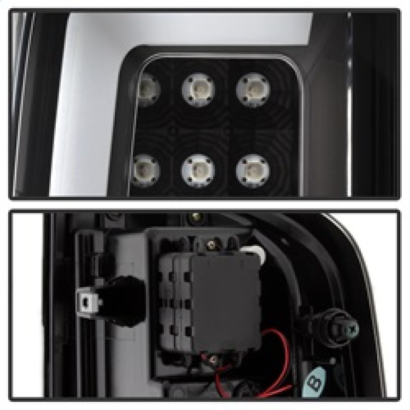 SPYDER 5084576 Spyder Chevy Colorado 2015-2017 Light Bar LED Tail Lights - Black ALT-YD-CCO15-LED-BK