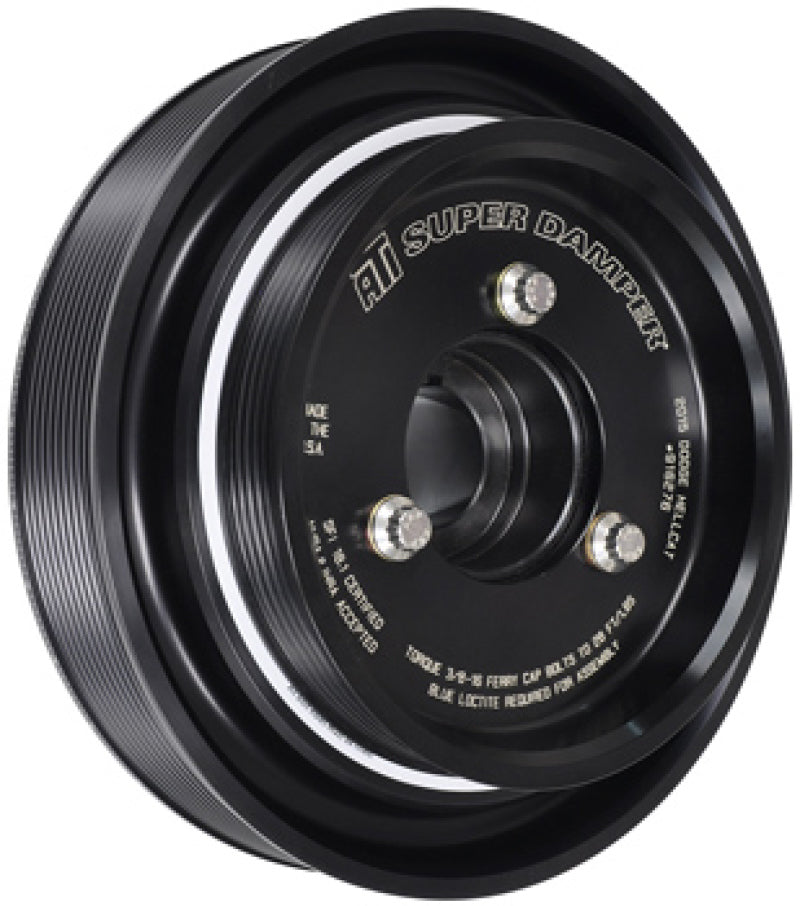 ATI ATI918459 Damper - 6.78in - Alum - 6 Grv - Dodge - 2011+ - VVT - 6 Percent OD - 5.7L & 6.4L Hemi - 3 Ring