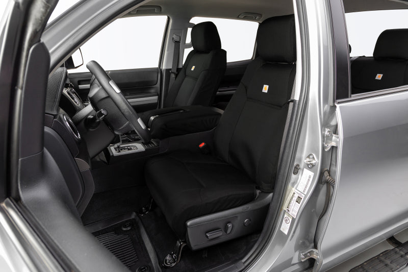 Covercraft GTC1302ABCOBK 18-24 Chevrolet Traverse Carhartt PrecisionFit Custom Front Row Seat Covers - Blk