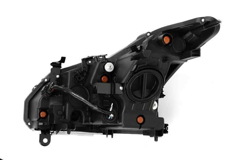 AlphaRex 881985 08-13 Infiniti G37 Coupe SD NOVA LED Proj Headlights Plank Gloss Blk w/Activ Light/Seq Sig