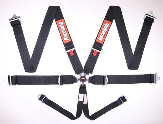 Racequip 743003 RaceQuip Black SFI CAMLOCK 6pt PD Lap Seat Belt