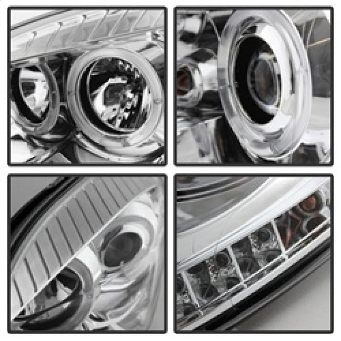 SPYDER 5010018 Spyder Dodge RAM 1500 06-08/RAM 2500 06-09 Projector Headlights LED Halo LED Chrm PRO-YD-DR06-HL-C