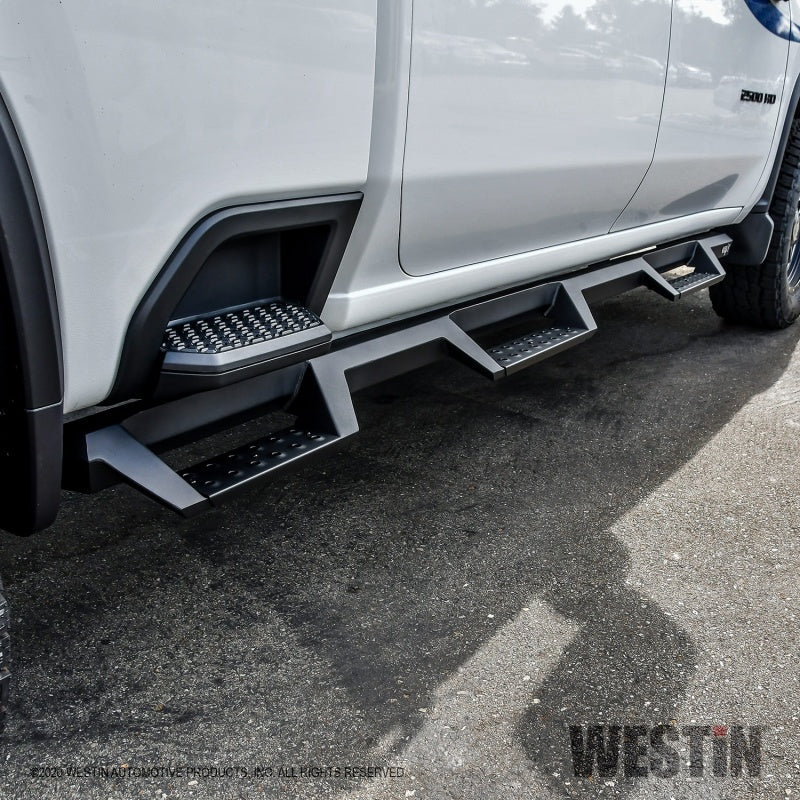 Westin 56-534765 2020 Chevy Silverado 2500/3500 Crew Cab (6.5ft Bed) HDX W2W Nerf Step Bars - Textured Black