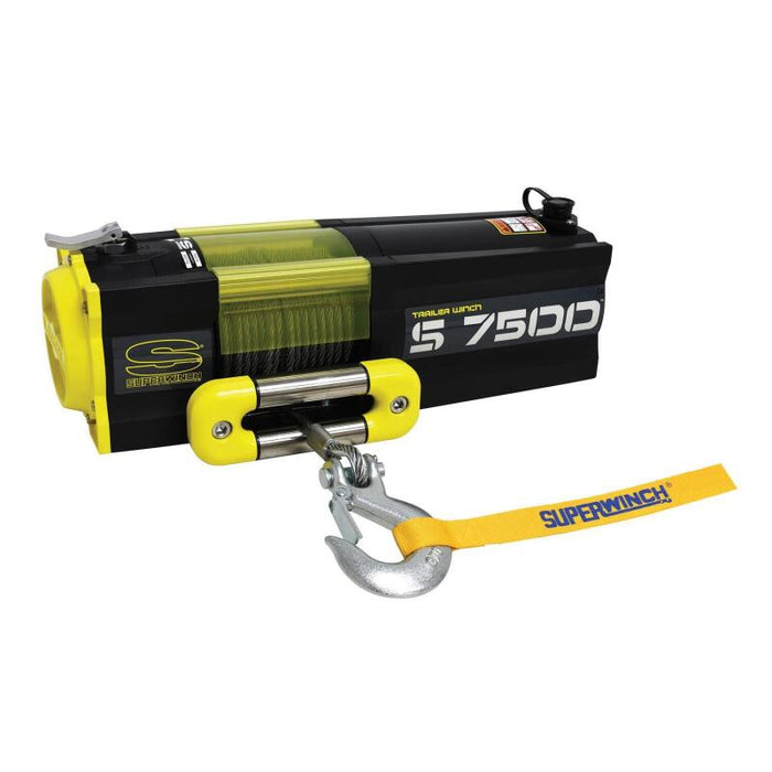 Superwinch 1475200 7500 LBS 12V DC 5/16in x 54ft Steel Rope S7500 Winch