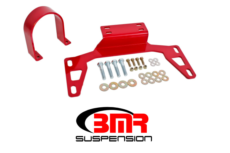 BMR Suspension DSL017R BMR 11-14 S197 Mustang Front Driveshaft Safety Loop - Red