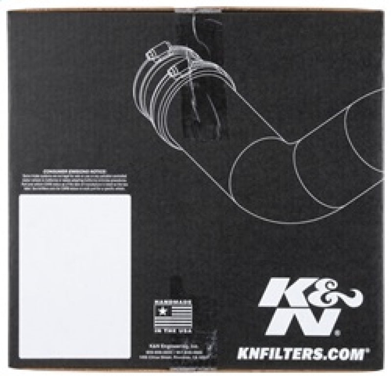 K&N Engineering 71-3527 K&N 11-14 Ford Mustang GT 5.0L V8 Black Performance Intake Kit