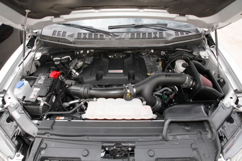 K&N Engineering 63-2599 K&N 2017-2018 Ford F-150 Ecoboost 3.5L F/I AirCharger Performance Intake