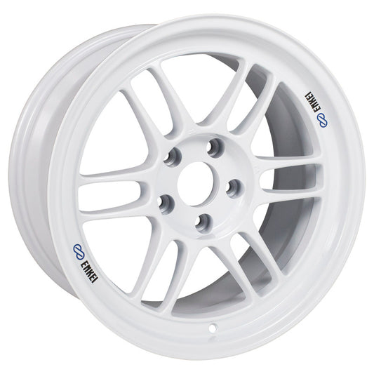Enkei 3797906522WP RPF1 17x9 5x114.3 22mm Offset 73mm Bore Vanquish White Wheel