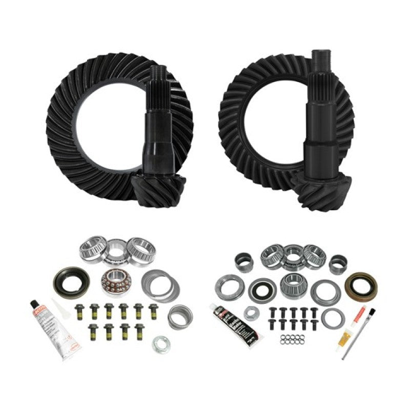 Yukon Gear & Axle YGK073 Yukon Complete Gear and Kit Pkg. for JL Jeep Non-Rubicon w/ D35 Rear & D30 Front - 4:56 Gear Ratio