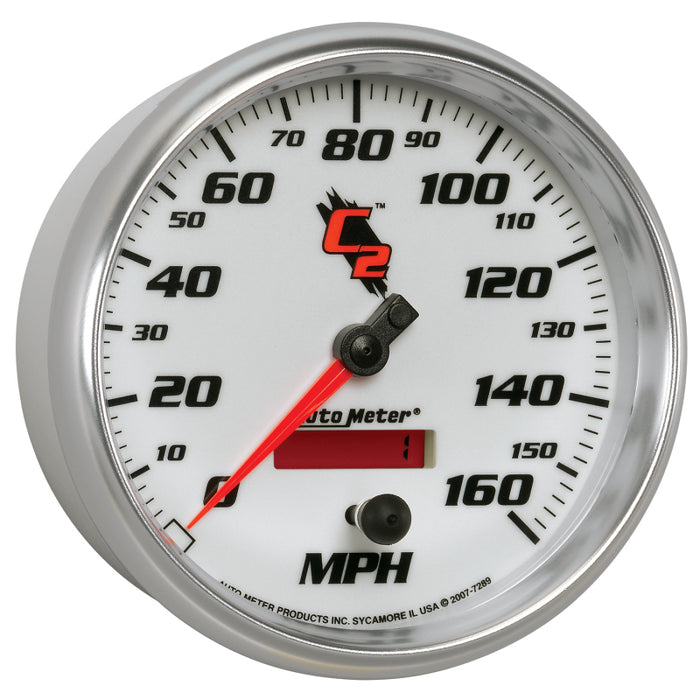 AutoMeter 7289 Autometer C2 5 inch 160MPH In-Dash Electronic Programmable Speedometer