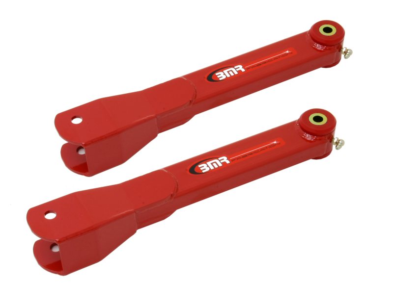 BMR Suspension TCA026R BMR 10-15 5th Gen Camaro Non-Adj. Rear Trailing Arms (Polyurethane) - Red