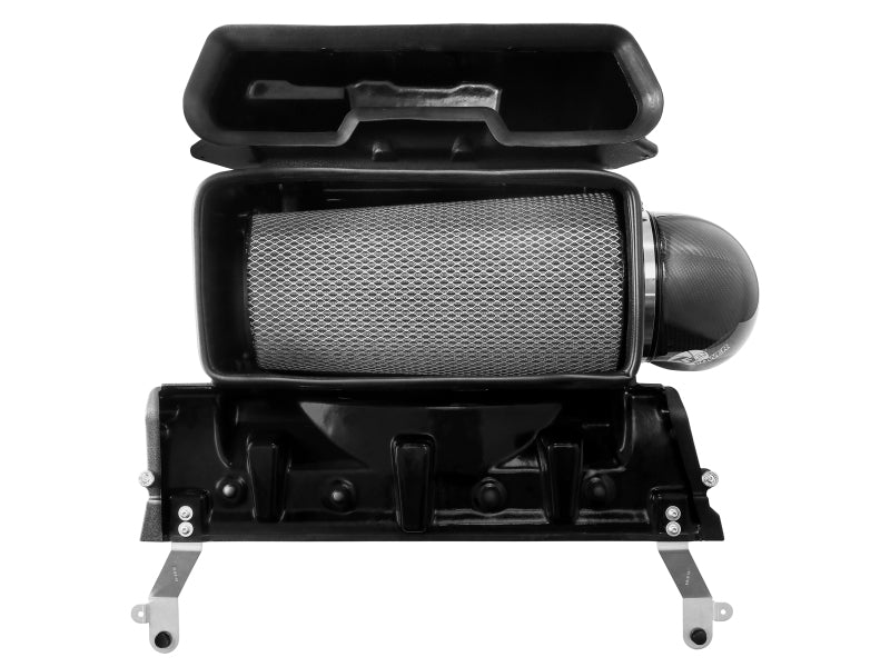 aFe 57-10022D 21-23 RAM 1500 TRX Track Series Carbon Fiber Cold Air Intake System w/ Pro DRY S