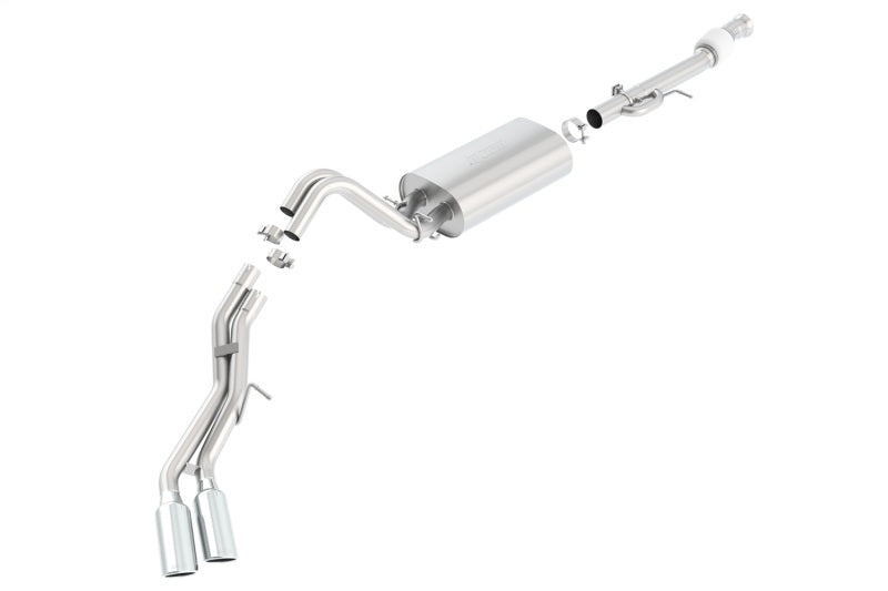 Borla 140560 15-16 Cadillac Escalade ESV 6.2L Auto Trans Dual Round Rolled Truck Side Exit Catback Exhaust