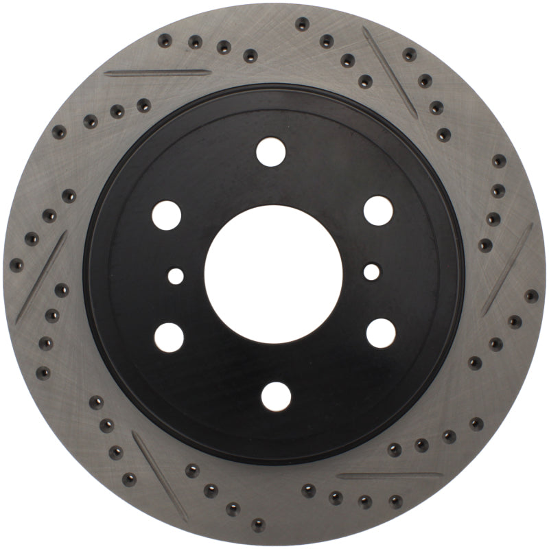 Stoptech 127.66065R StopTech 05-10 GMC Sierra (w/ Rear Drum) / 07-09 GMC Yukon Rear Right Slotted & Drilled Rotor