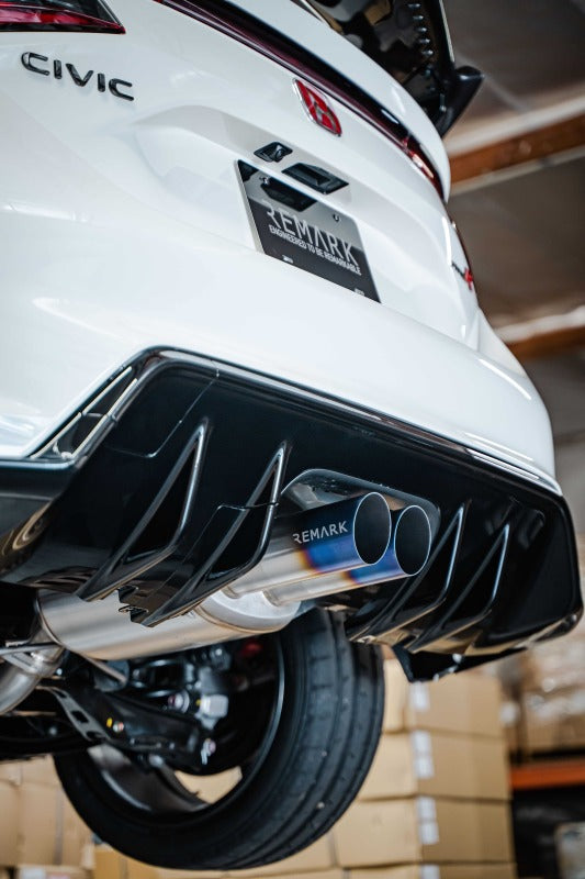 Remark RK-C2076H-09TS 2023+ Honda Civic Type-R (FL5) Sports Touring Catback Titanium Exhaust/SUS304 Front Pipe