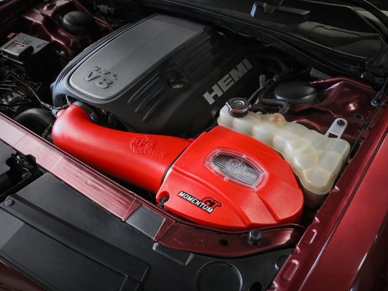 aFe 51-72202-R Momentum GT Pro Dry S Stage-2 Intake System 11-15 Dodge Challenger / Charger R/T 5.7L HEMI - Red