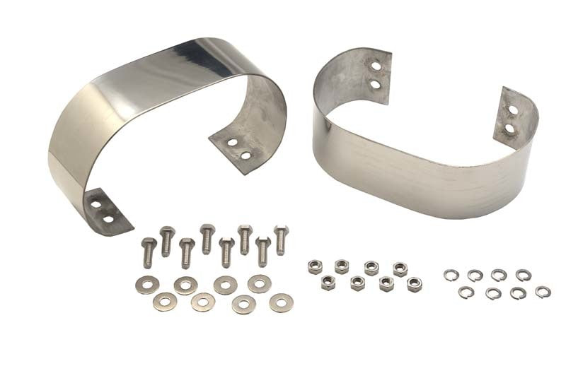 Kentrol 30438 76-95 Jeep CJ/Wrangler YJ Bumperettes Pair - Polished Silver