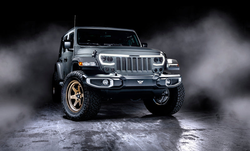 ORACLE Lighting 5837-PRO Oracle VECTOR Series Full LED Grille - Jeep Wrangler JL/JT - NA
