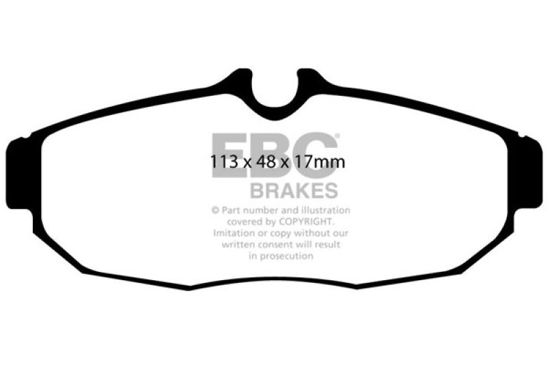 EBC DP41741R 05-10 Ford Mustang 4.0 Yellowstuff Rear Brake Pads