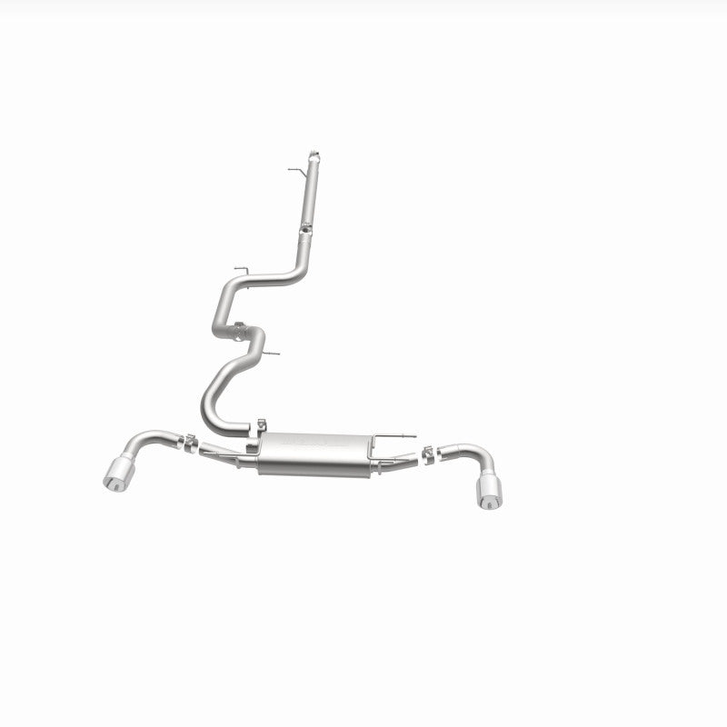Magnaflow 15146 MagnaFlow 10-12 Mazda 3 L4 2.5L Hatchback Split Rear Exit Stainless Cat Back Performance Exhaust