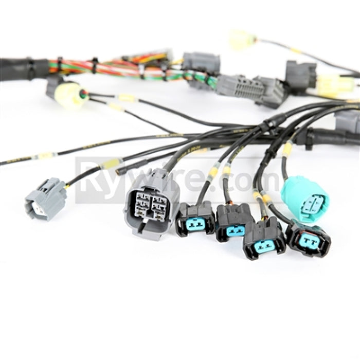 Rywire RY-B2-MILSPEC Honda B-Series Mil-Spec Eng Harness w/OBD2 Dist/Inj/Alt & OBD1 92-95 ECU Plugs (Adapter Req)