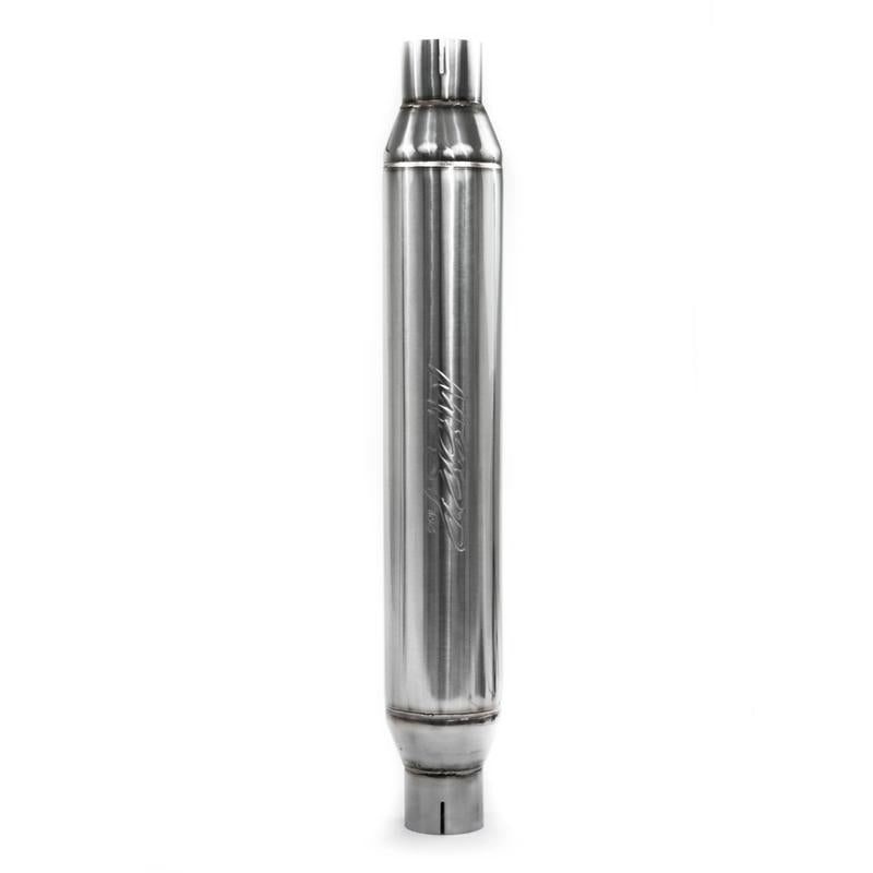 MBRP R1016 Universal Resonator 2.5in inlet/outlet 22in body 26in overall T304