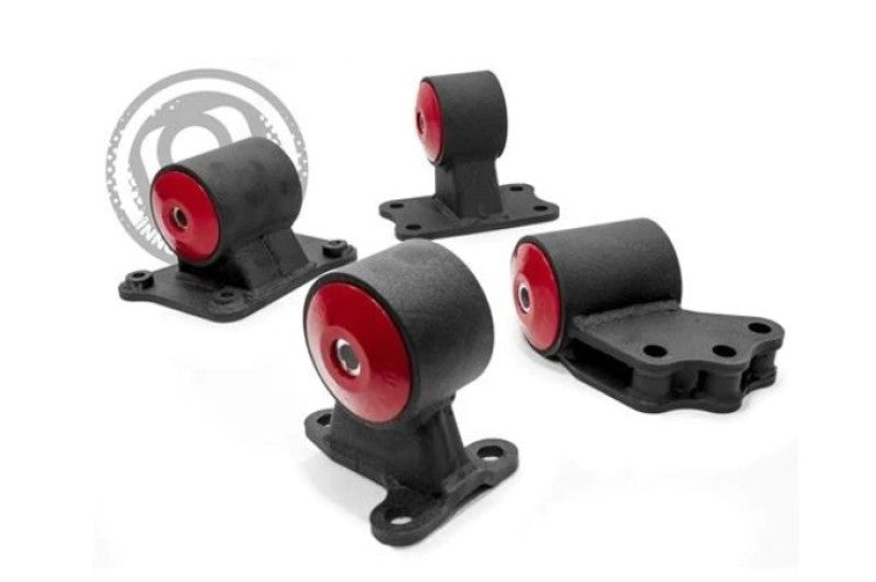 Innovative Mounts 79950-75A Innovative 91-99 Mitsubishi 3000GT / GTO 6G72 Black Steel Mounts 75A Bushings