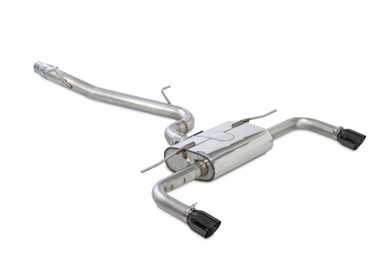 AWE Tuning 3015-32058 Audi 8V A3 Touring Edition Exhaust - Dual Outlet Diamond Black 90 mm Tips