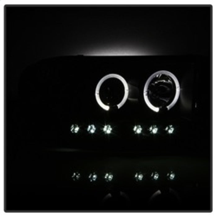 SPYDER 5078384 Spyder Dodge RAM 1500 02-05 03-05 Projector Headlights LED Halo LED Blk Smke PRO-YD-DR02-HL-BSM