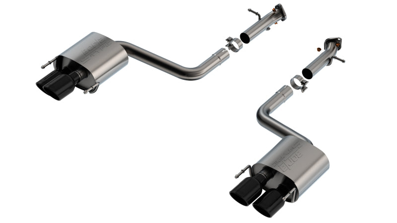 Borla 11981BC 15-24 Lexus RC F Axle-Back Exhaust System S-Type - Black Chrome