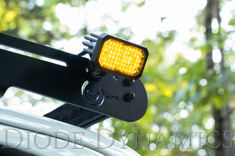 Diode Dynamics DD6417P Stage Series 2 In LED Pod Pro - Yellow Flood Standard ABL (Pair)