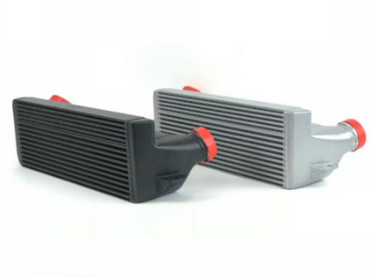CSF 8127B 04-13 BMW 335i/xi (E90/E91/E92/E93) High Performance Stepped Core Bar/Plate Intercooler - Black