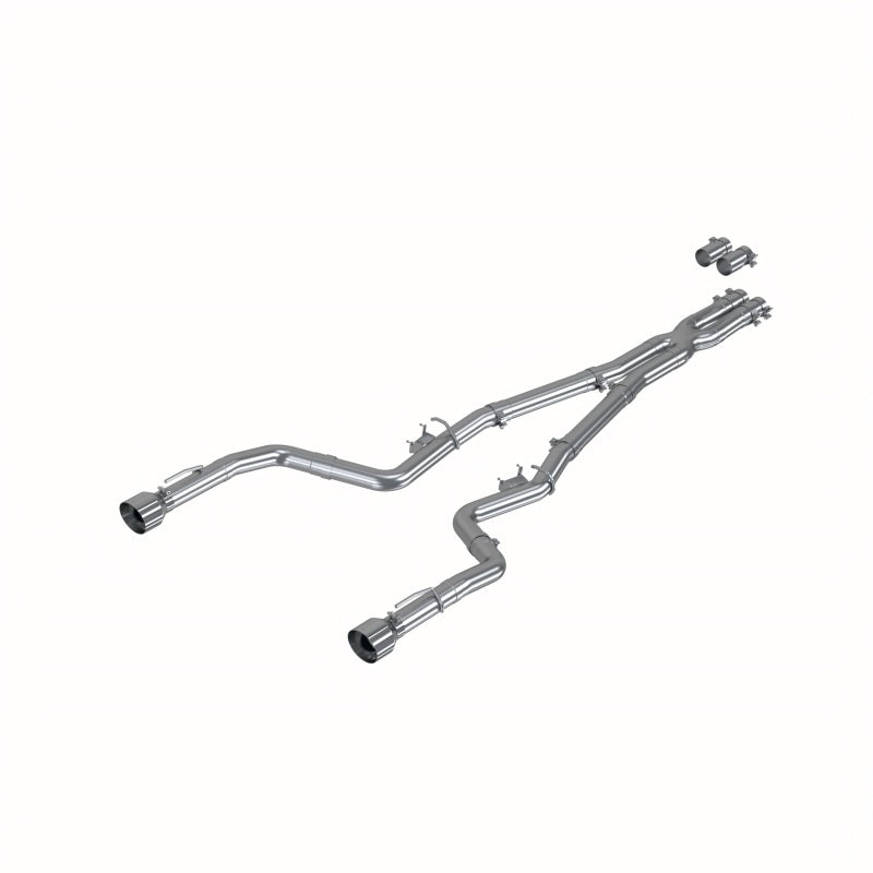 MBRP S7118AL 17-21 Charger 5.7L/6.2L/6.4L 3in Race Profile Cat-Back w/ Dual Tips Aluminized Steel Exhaust