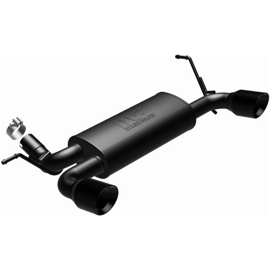 Magnaflow 15160 MagnaFlow 07-17 Jeep Wrangler JK 3.8/3.6L Dual Split Rear Exit Black Axle-Back Exhaust