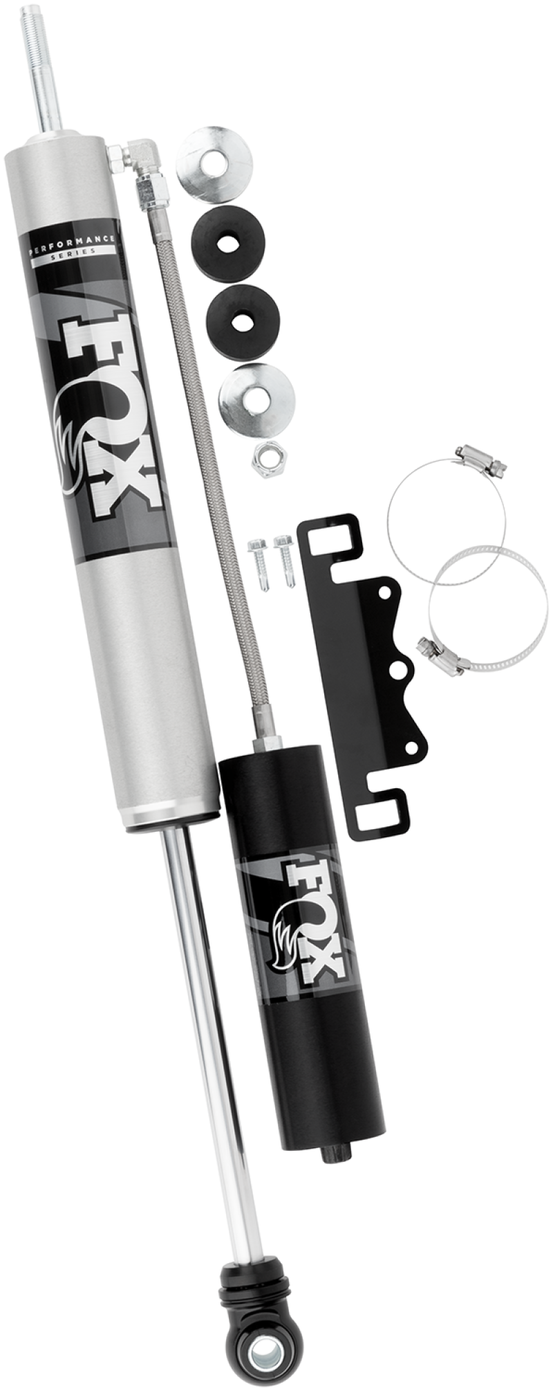 FOX 985-24-163 Fox 2005+ Ford SD I 2.0 Perf Series 10.1in. Smooth Body Remote Res. Front Shock - 4-5in Lift
