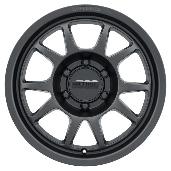 Method Wheels MR70278516500 Method MR702 17x8.5 0mm Offset 6x135 87mm CB Matte Black Wheel