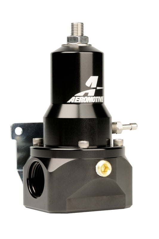 Aeromotive 13132 Regulator - 30-120 PSI - .500 Valve - 2x AN-10 Inlets / AN-10 Bypass