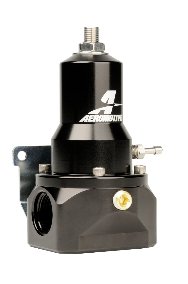 Aeromotive 13132 Regulator - 30-120 PSI - .500 Valve - 2x AN-10 Inlets / AN-10 Bypass