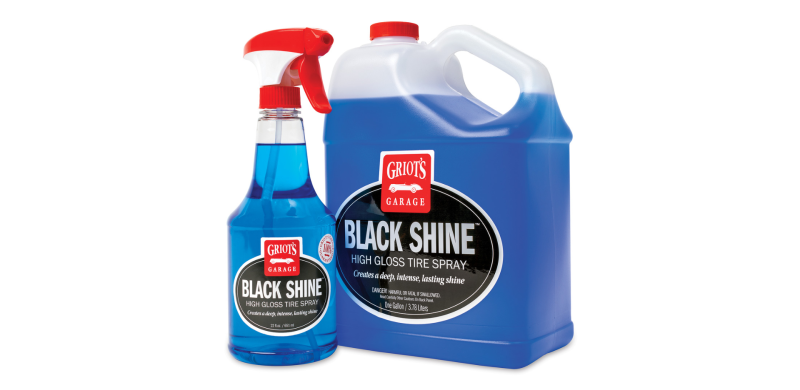 Griots Garage 10958 Black Shine High Gloss Tire Spray - 1 Gallon