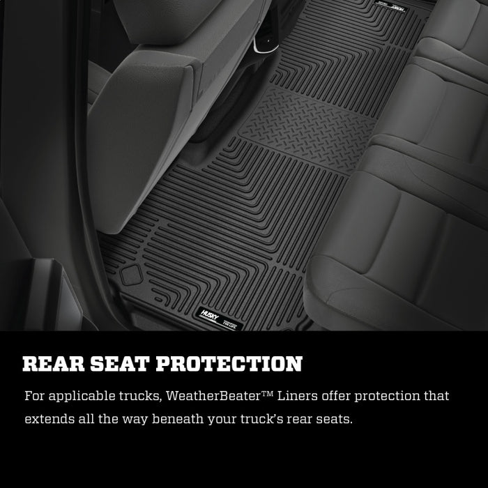 Husky Liners 98033 03-08 Dodge RAM 1500/2500/3500 Quad Cab WeatherBeater Combo Tan Floor Liners