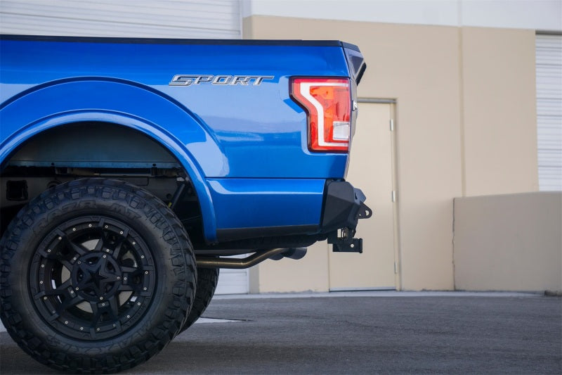 Addictive Desert Designs R181231280103 15-18 Ford F-150 Stealth Fighter Rear Bumper w/ Backup Sensor Cutout