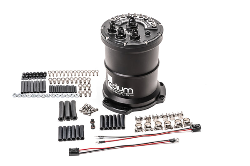 Radium Engineering 20-1440 Radium Multi-Pump Fuel Surge Tank Fits Walbro GSS342 / 50-1200 / DW4 (Pumps Not Included)